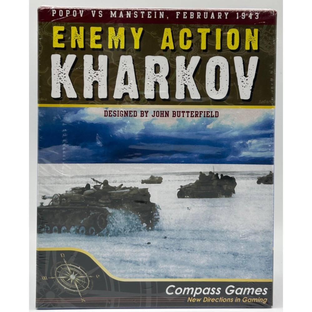 Compass‎ Games Enemy Action Kharkov Popov vs. Manstein 1943 Vol 2 New Sealed